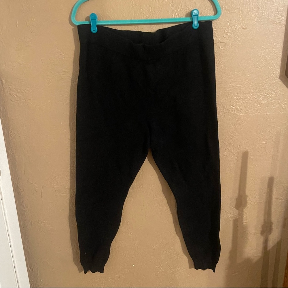 Torrid plus knit black leggings plus size 2